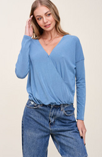 Load image into Gallery viewer, Lightweight Knit Crossover Top