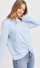 Load image into Gallery viewer, LS Front Twist Baby Fleece Pullover