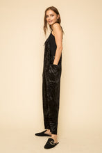Load image into Gallery viewer, Cross Back Velvet Overall