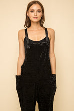 Load image into Gallery viewer, Cross Back Velvet Overall