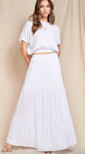 Load image into Gallery viewer, SS Top with Back Tie & Maxi Skirt - SET