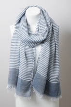 Load image into Gallery viewer, Lightweight Woven Striped Scarf (2 Colours)
