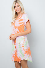 Load image into Gallery viewer, Jersey Knit Tie-dye Dress