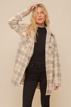 Load image into Gallery viewer, Plaid Button Down Shacket