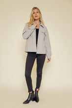 Load image into Gallery viewer, Zipper Front Shacket With Pockets