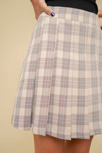 Load image into Gallery viewer, Check Pleated Skirt