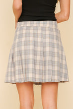 Load image into Gallery viewer, Check Pleated Skirt