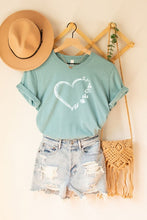 Load image into Gallery viewer, Heart Camping Graphic Tee (2 Colours)