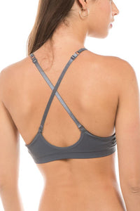 Seamless Padded Bra with Adjustable Straps (13 Colours)