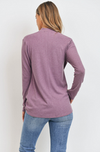 Load image into Gallery viewer, Hi Lo Surplice Brushed Knit Ribbed LS (3 Colours)