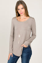 Load image into Gallery viewer, EC Modal LS Scoop Neck Top (8 Colours)