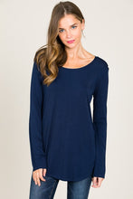 Load image into Gallery viewer, EC Modal LS Scoop Neck Top (8 Colours)