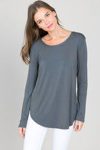 Load image into Gallery viewer, EC Modal LS Scoop Neck Top (8 Colours)