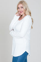 Load image into Gallery viewer, EC Modal LS Scoop Neck Top - Plus Size (6 Colours)