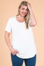 Load image into Gallery viewer, EC Modal SS Scoop Neck - Plus Size (7 Colours)