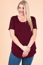 Load image into Gallery viewer, EC Modal SS Scoop Neck - Plus Size (7 Colours)