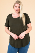 Load image into Gallery viewer, EC Modal SS Scoop Neck - Plus Size (7 Colours)