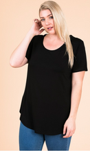 Load image into Gallery viewer, EC Modal SS Scoop Neck - Plus Size (7 Colours)