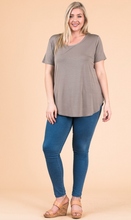 Load image into Gallery viewer, EC Modal SS Scoop Neck - Plus Size (7 Colours)