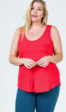 Load image into Gallery viewer, EC Modal Scoop Neck Tank- Plus Size (5 Colours)