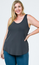 Load image into Gallery viewer, EC Modal Scoop Neck Tank- Plus Size (5 Colours)