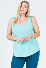 Load image into Gallery viewer, EC Modal Scoop Neck Tank- Plus Size (5 Colours)
