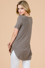 Load image into Gallery viewer, EC Modal Blend SS V Neck Top (9 Colours)