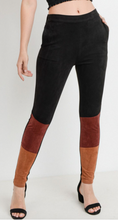 Load image into Gallery viewer, Suede Contrast Pants