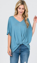 Load image into Gallery viewer, EC Dolman SS Twist Top (2 Colours)