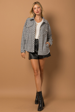 Load image into Gallery viewer, Oversized Gingham Plaid Shacket