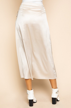 Load image into Gallery viewer, Midi Satin Wrap Skirt (2 Colours)