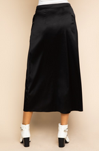 Load image into Gallery viewer, Midi Satin Wrap Skirt (2 Colours)