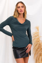 Load image into Gallery viewer, LS Cowl Neck Top