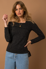 Load image into Gallery viewer, One Shoulder Knit Top