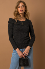 Load image into Gallery viewer, One Shoulder Knit Top