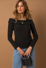 Load image into Gallery viewer, One Shoulder Knit Top