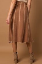 Load image into Gallery viewer, Herringbone Stripe Knit Skirt