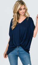 Load image into Gallery viewer, EC Dolman SS Twist Top (2 Colours)