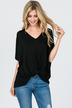 Load image into Gallery viewer, EC Dolman SS Twist Top (2 Colours)
