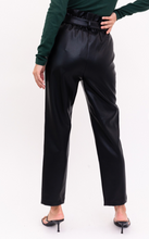 Load image into Gallery viewer, Paper Bag Waist Vegan Trouser