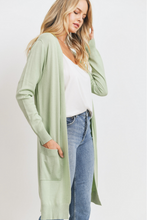 Load image into Gallery viewer, Solid Open Knit Pocket Cardigan (3 Colours)
