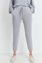Load image into Gallery viewer, Solid French Terry Knit Pocket Joggers