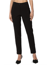 Load image into Gallery viewer, Inner Waist Leopard Print Black Trousers