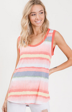 Load image into Gallery viewer, Sleeveless Watercolour Print Top