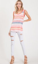 Load image into Gallery viewer, Sleeveless Watercolour Print Top