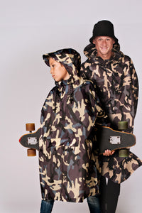 Jungle Camo Poncho Kids