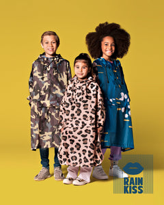 Jungle Camo Poncho Kids