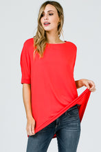 Load image into Gallery viewer, Bamboo 1/2 SL Long Tunic Top
