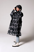 Load image into Gallery viewer, Black Polka Poncho