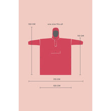Load image into Gallery viewer, Retro Smiley Poncho